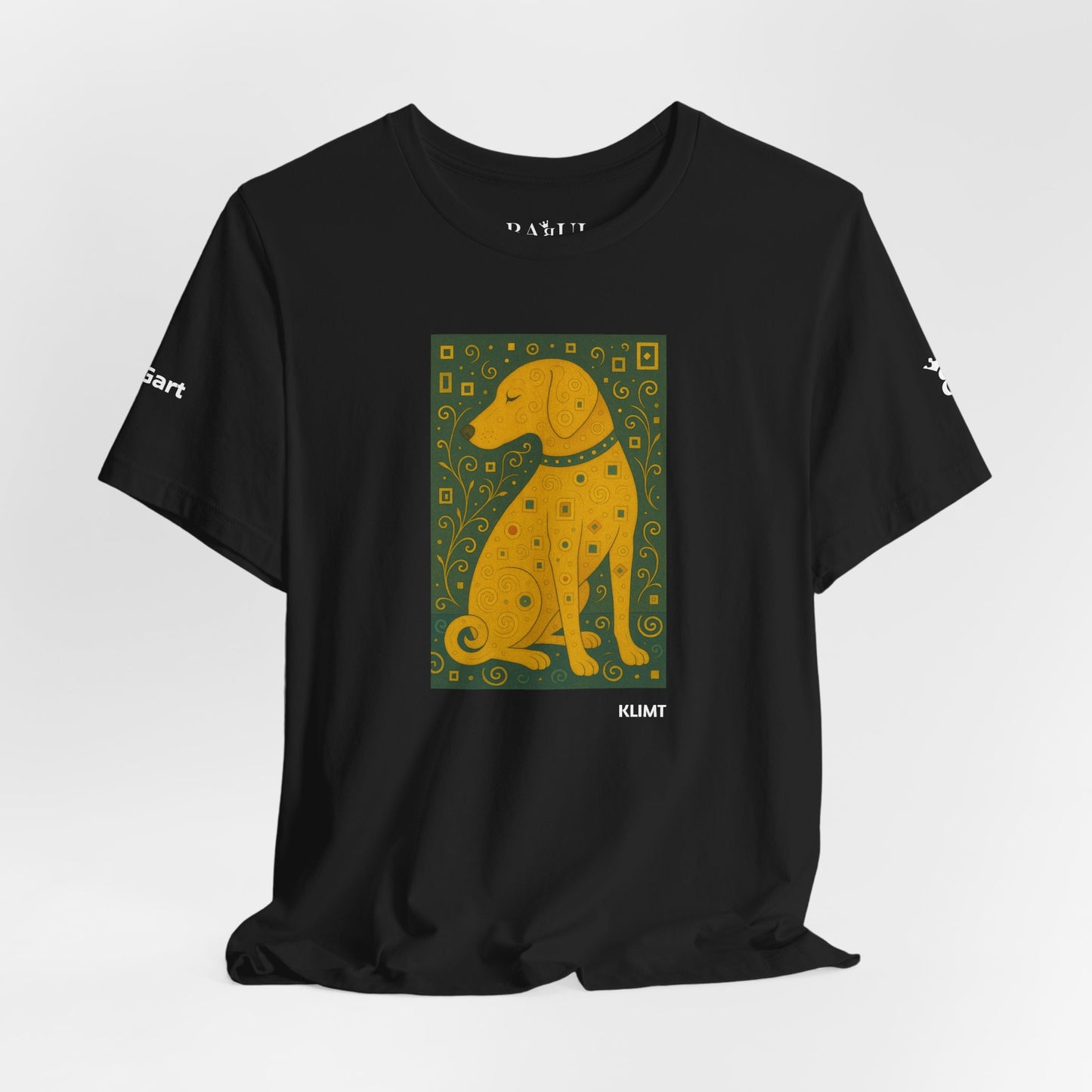 Unisex T-Shirt con cane DOGART  - KLIMT - Dipinto iconico rivisitato con i cani