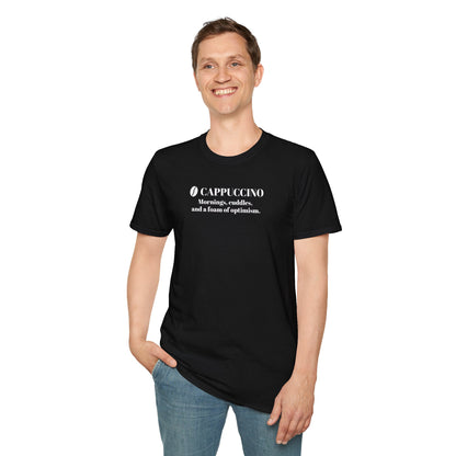 CoffeeTherapy T-Shirt – Irony Is the Best Cure (Right After Coffee)