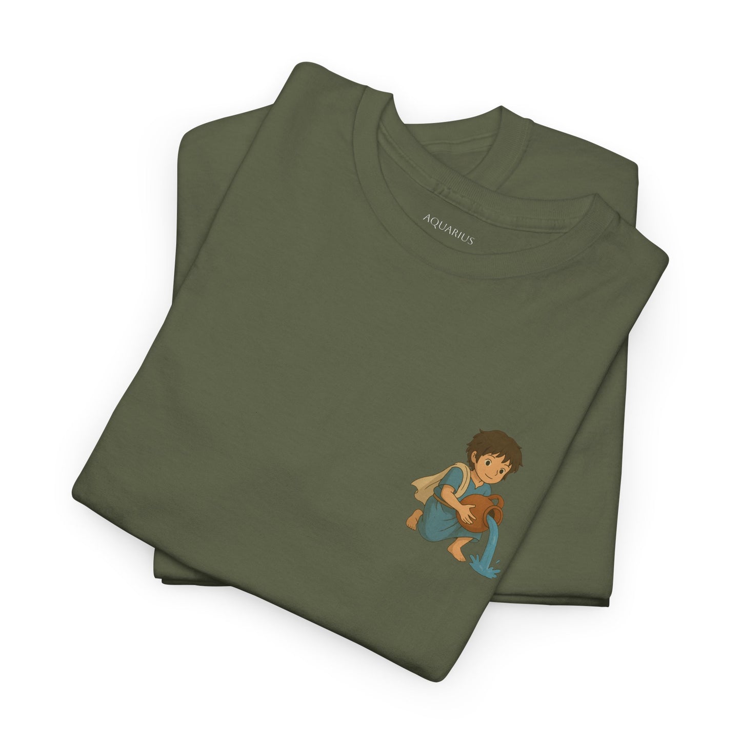 ACQUARIO - T-shirt Zodiacali da sogno: la magia delle stelle in stile Ghibli