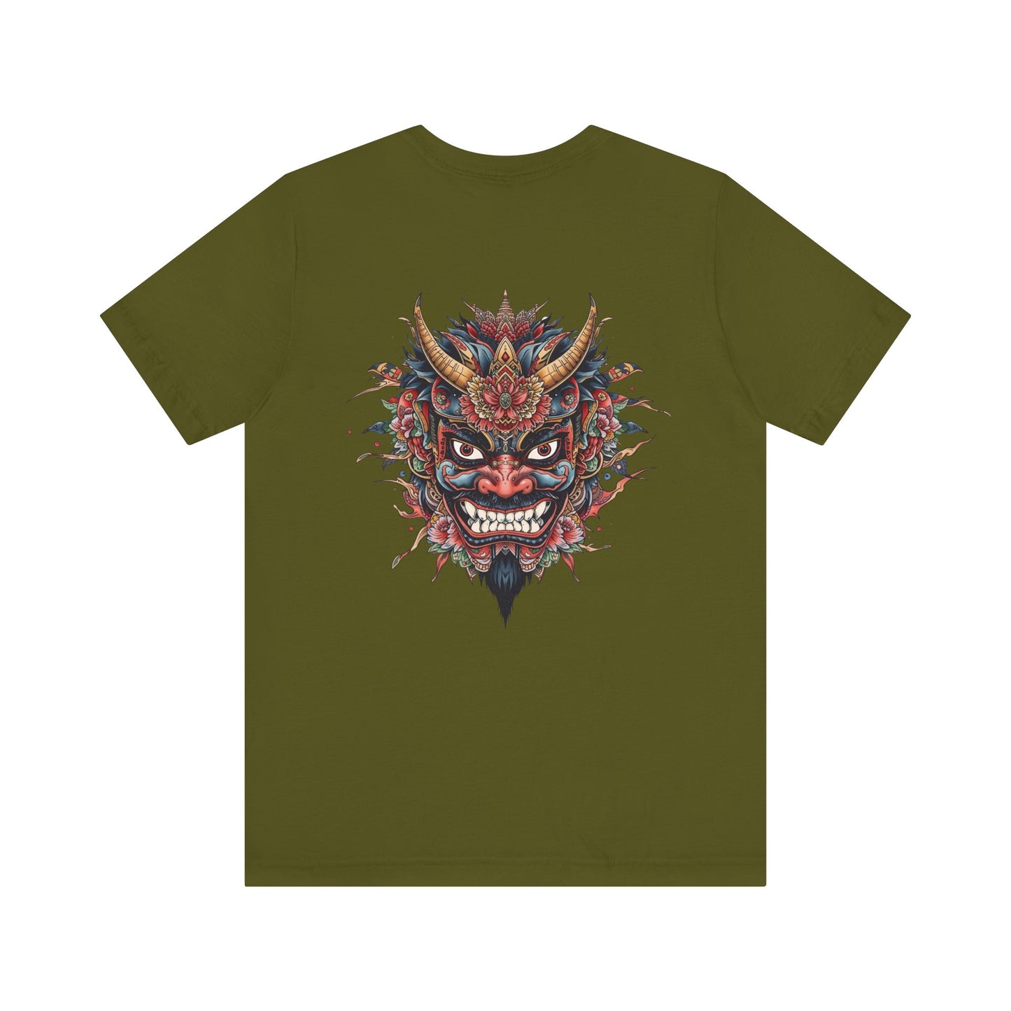 The Bold Oni Mask Streetwear T-Shirt