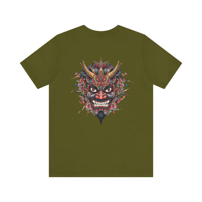 The Bold Oni Mask Streetwear T-Shirt