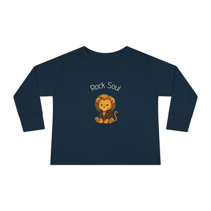 Magliette Rock Soul per bambini - Leone - Animali dolci con un ritmo ribelle