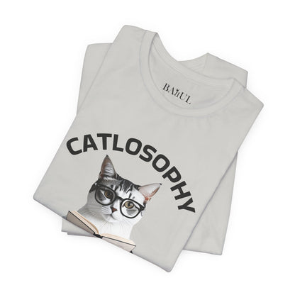 Catlosophy Unisex Jersey Maglietta a maniche corte – Design "Non ti sto ignorando, solo che non me ne frega niente"