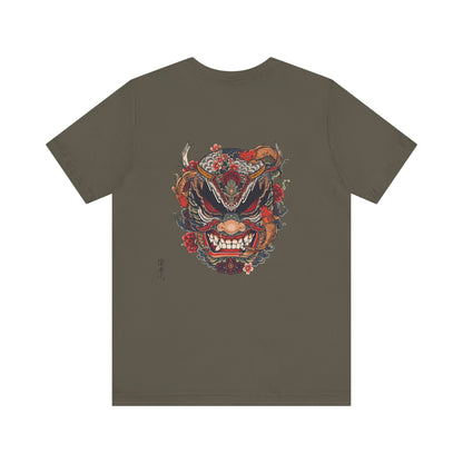 The Bold Oni Mask Streetwear T-Shirt