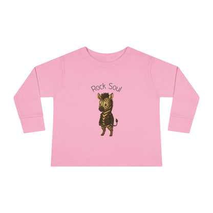 Magliette Rock Soul per bambini - Zebra - Animali dolci con un ritmo ribelle