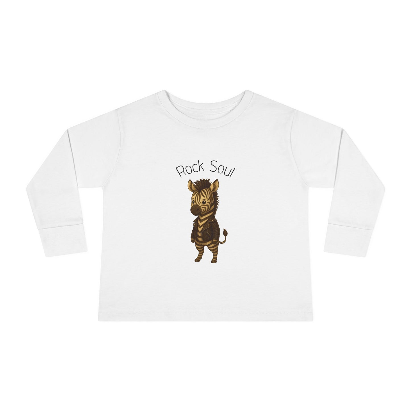 Magliette Rock Soul per bambini - Zebra - Animali dolci con un ritmo ribelle