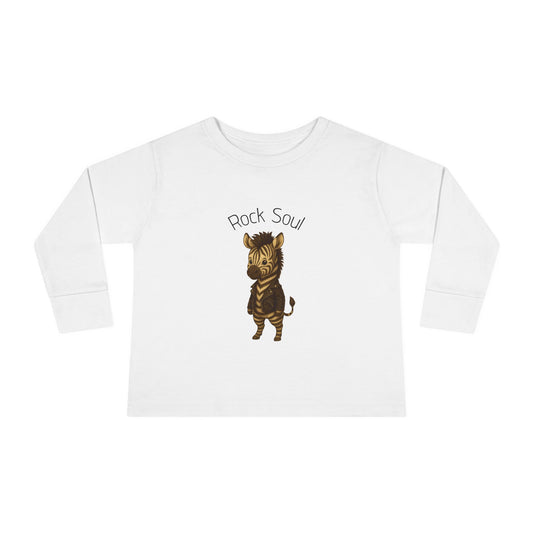 Magliette Rock Soul per bambini - Zebra - Animali dolci con un ritmo ribelle