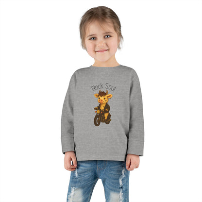 Magliette Rock Soul per bambini - Mucca - Animali dolci con un ritmo ribelle