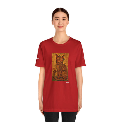 T-shirt unisex CATART - KLIMT - Arte classica, reinterpretata dai gatti.