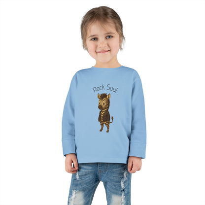 Magliette Rock Soul per bambini - Zebra - Animali dolci con un ritmo ribelle