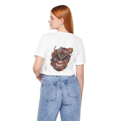 The Bold Oni Mask Streetwear T-Shirt