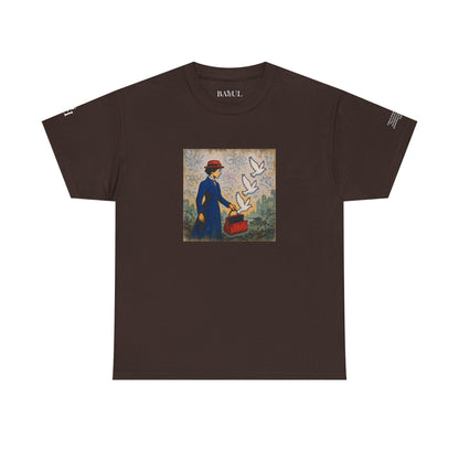 T-shirt Ribelle – Maglietta Unisex in Cotone Pesante per Spiriti Liberi.