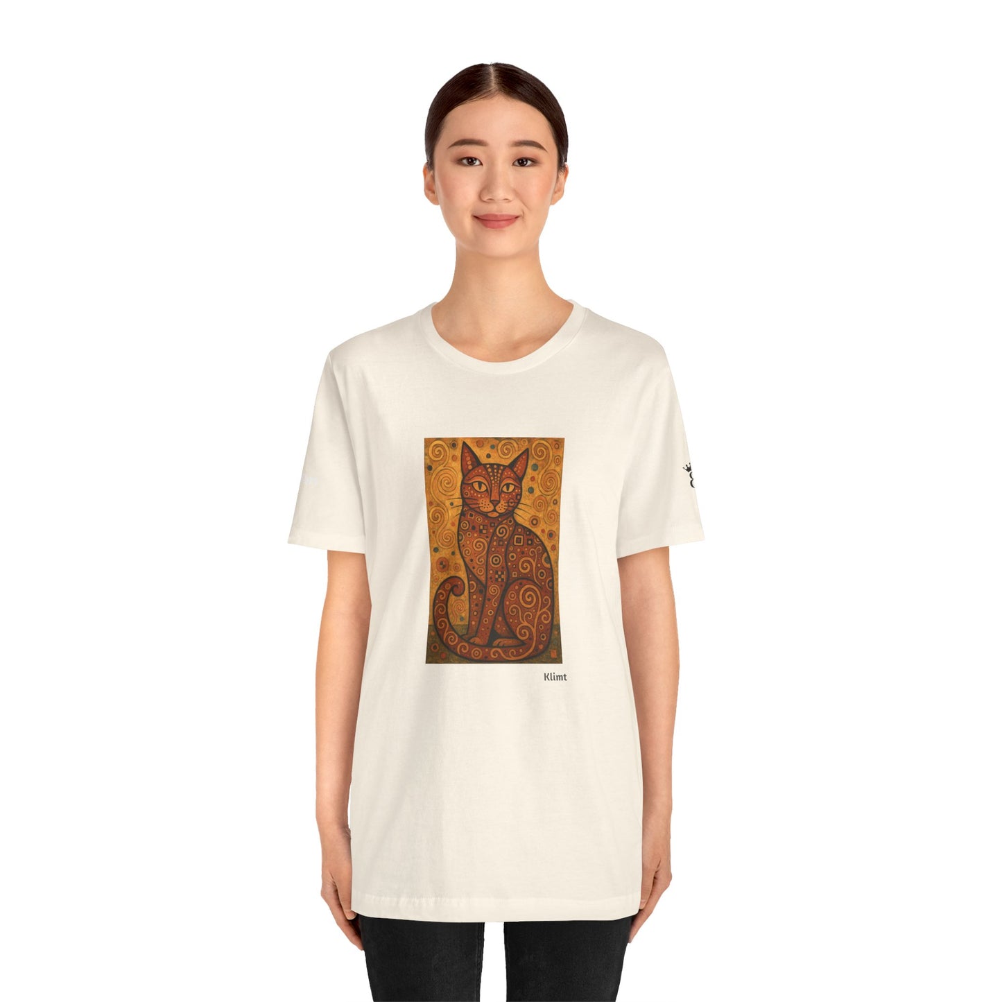 T-shirt unisex CATART - KLIMT - Arte classica, reinterpretata dai gatti.