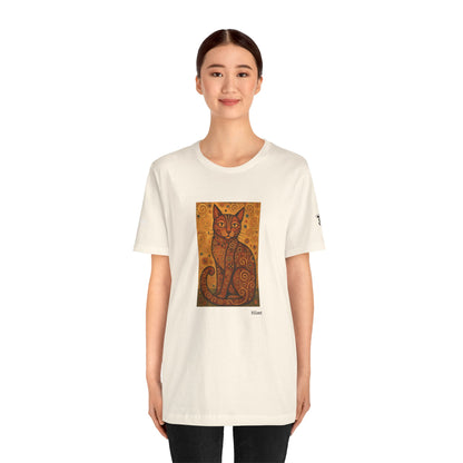 T-shirt unisex CATART - KLIMT - Arte classica, reinterpretata dai gatti.