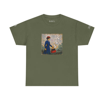 T-shirt Ribelle – Maglietta Unisex in Cotone Pesante per Spiriti Liberi.