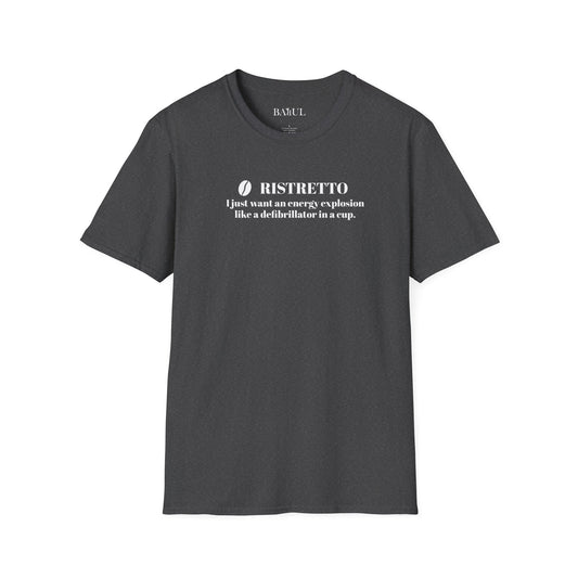 CoffeeTherapy T-Shirt – Irony Is the Best Cure (Right After Coffee)