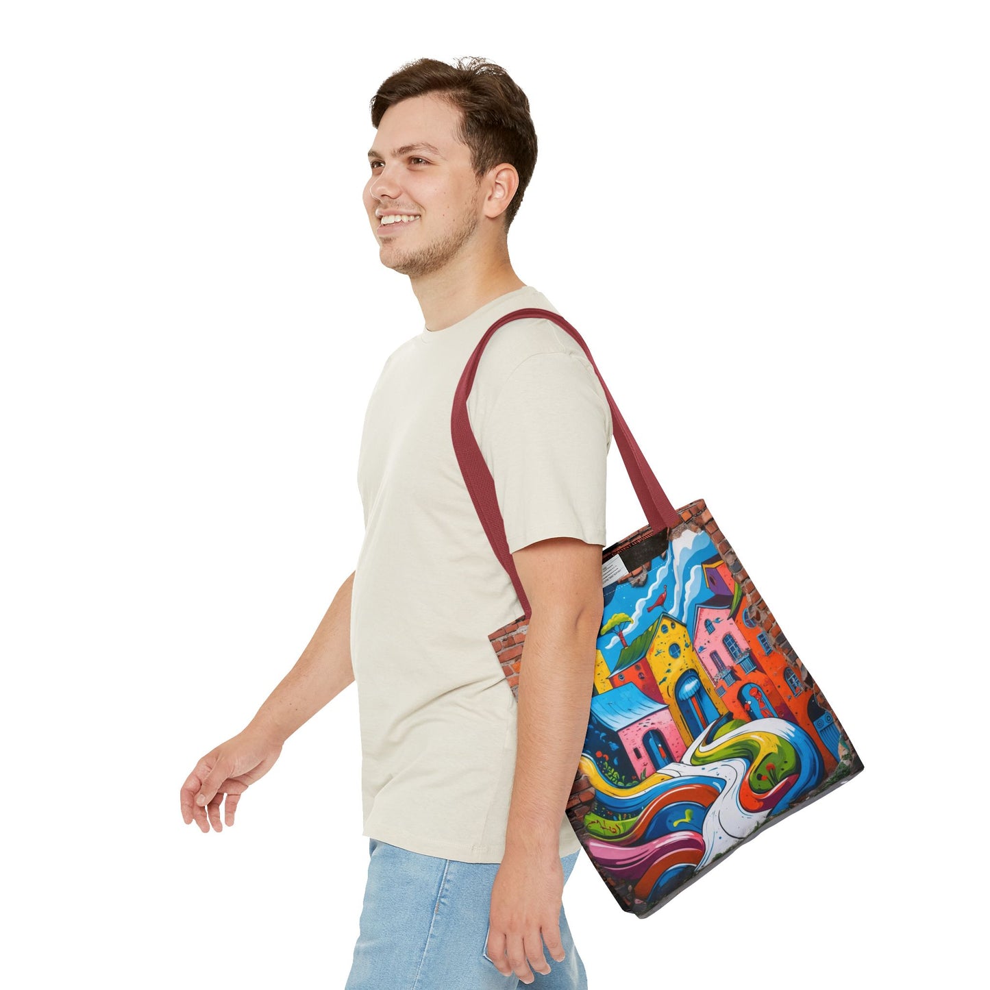 Artistic Surge - Eco-Friendly Canvas Tote Bag - HOUSES