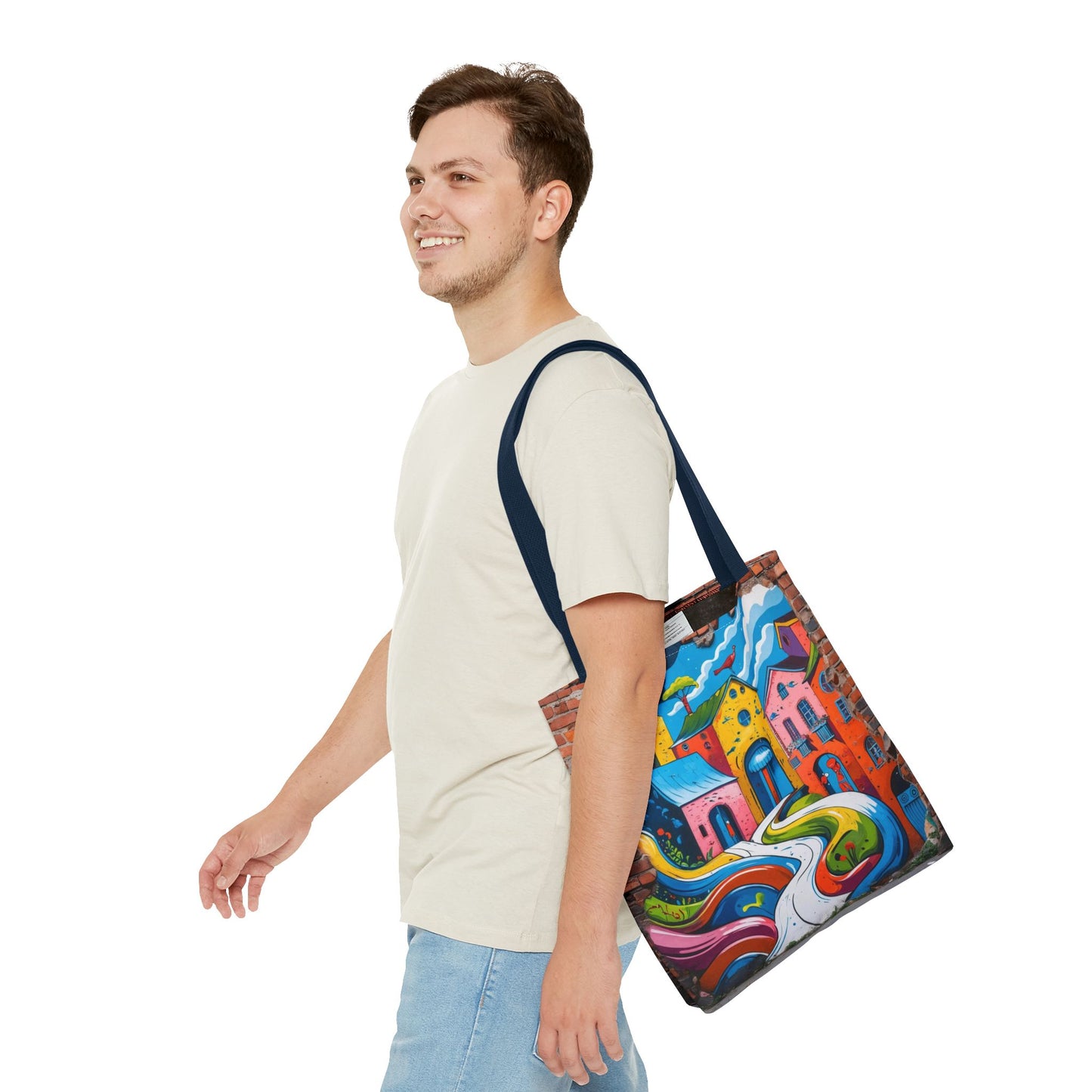 Artistic Surge - Eco-Friendly Canvas Tote Bag - HOUSES
