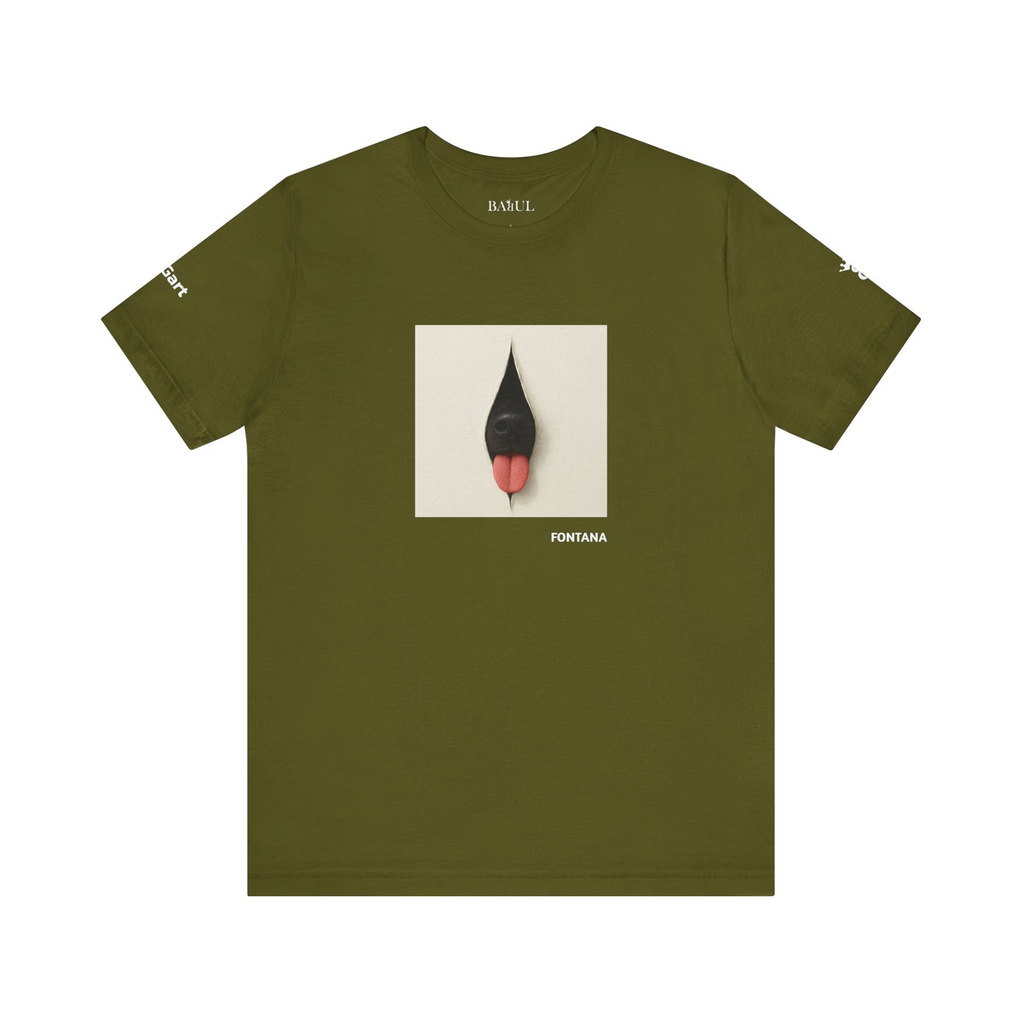 T-Shirt unisex  DOGART - FONTANA - Un dipinto iconico rivisitato con i cani