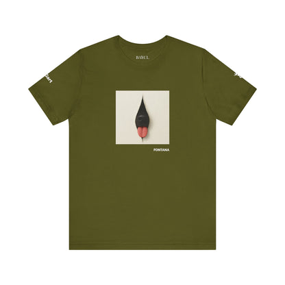 T-Shirt unisex  DOGART - FONTANA - Un dipinto iconico rivisitato con i cani