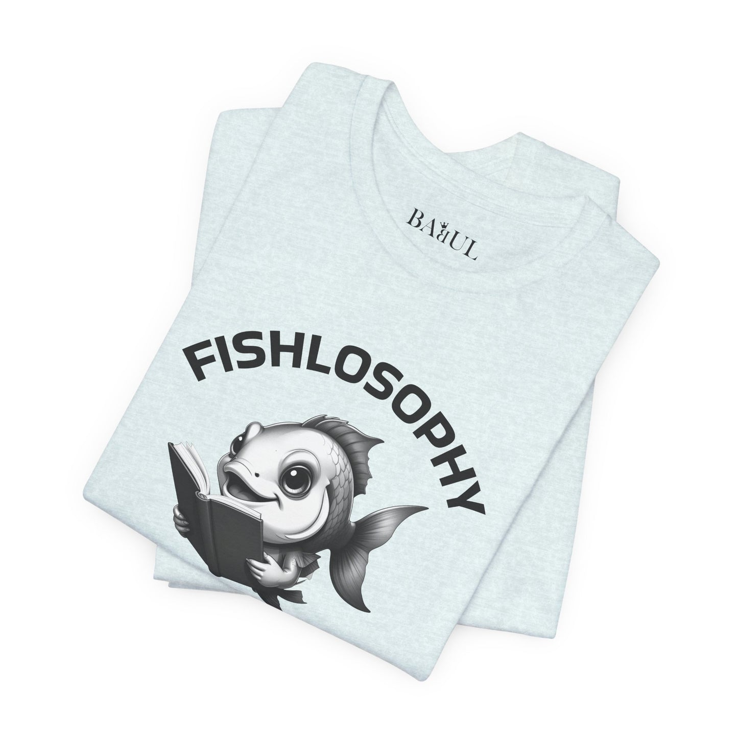 Fishlosophy Unisex Jersey Maglietta a maniche corte – Vedi la vastità anche in piccoli spazi.