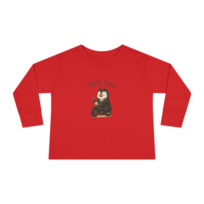 Magliette Rock Soul Kids - Pinguino - Animali dolci con un ritmo ribelle
