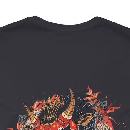 The Bold Oni Mask Streetwear T-Shirt