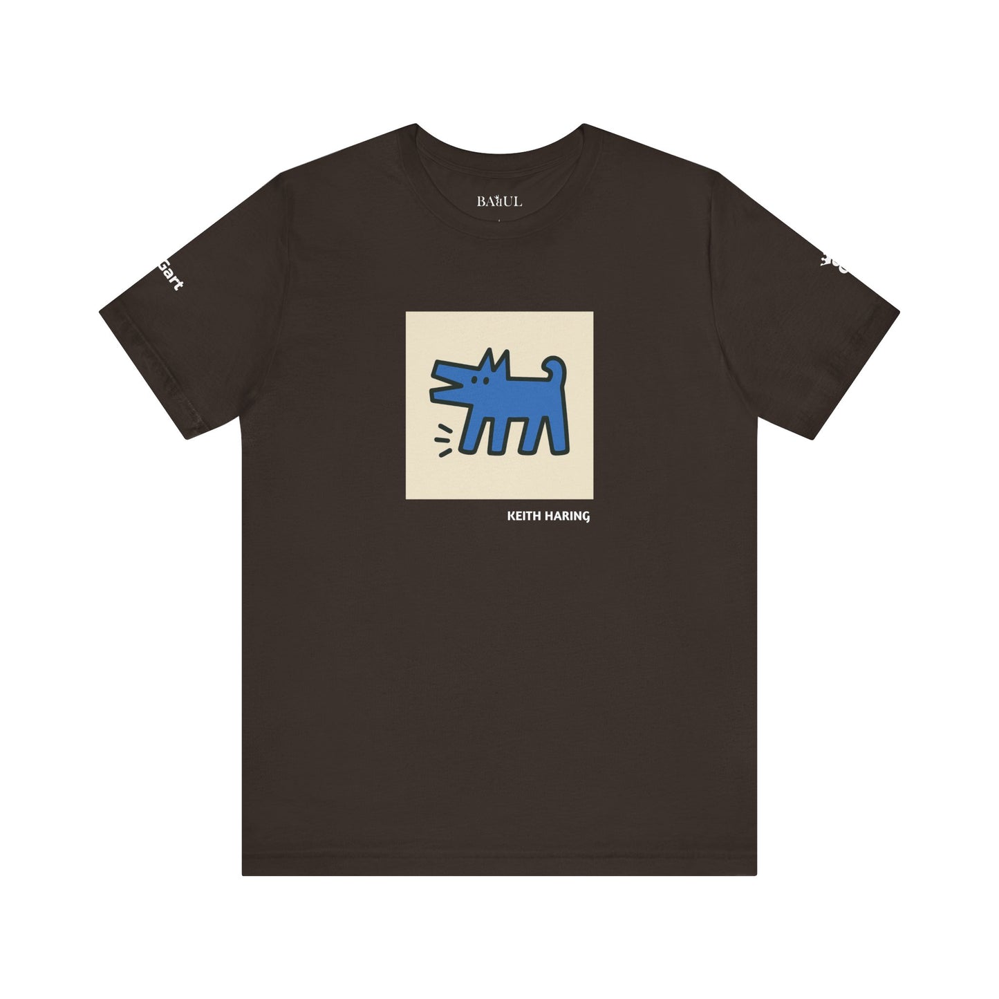 Unisex T-Shirt con cane DOGART  - KEITH HARING - Dipinto iconico rivisitato con i cani