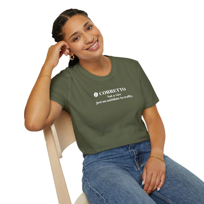 CoffeeTherapy T-Shirt – Irony Is the Best Cure (Right After Coffee)