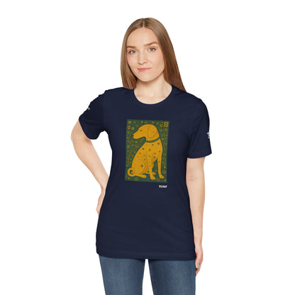 Unisex T-Shirt con cane DOGART  - KLIMT - Dipinto iconico rivisitato con i cani
