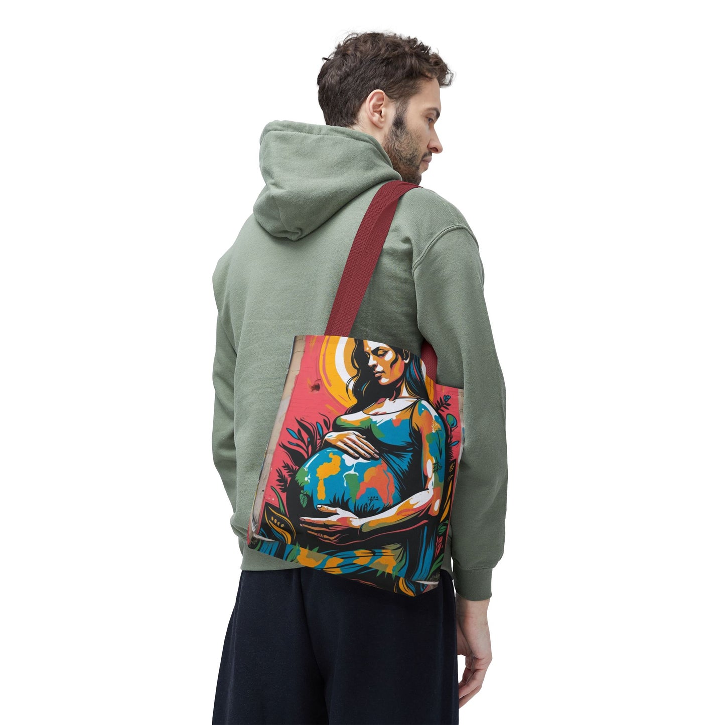 Artistic Surge - Eco-Friendly Canvas Tote Bag - MATERNITY