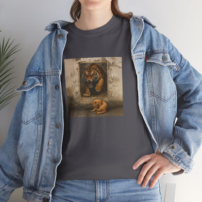 T-shirt Ribelle – Maglietta Unisex in Cotone Pesante per Spiriti Liberi.