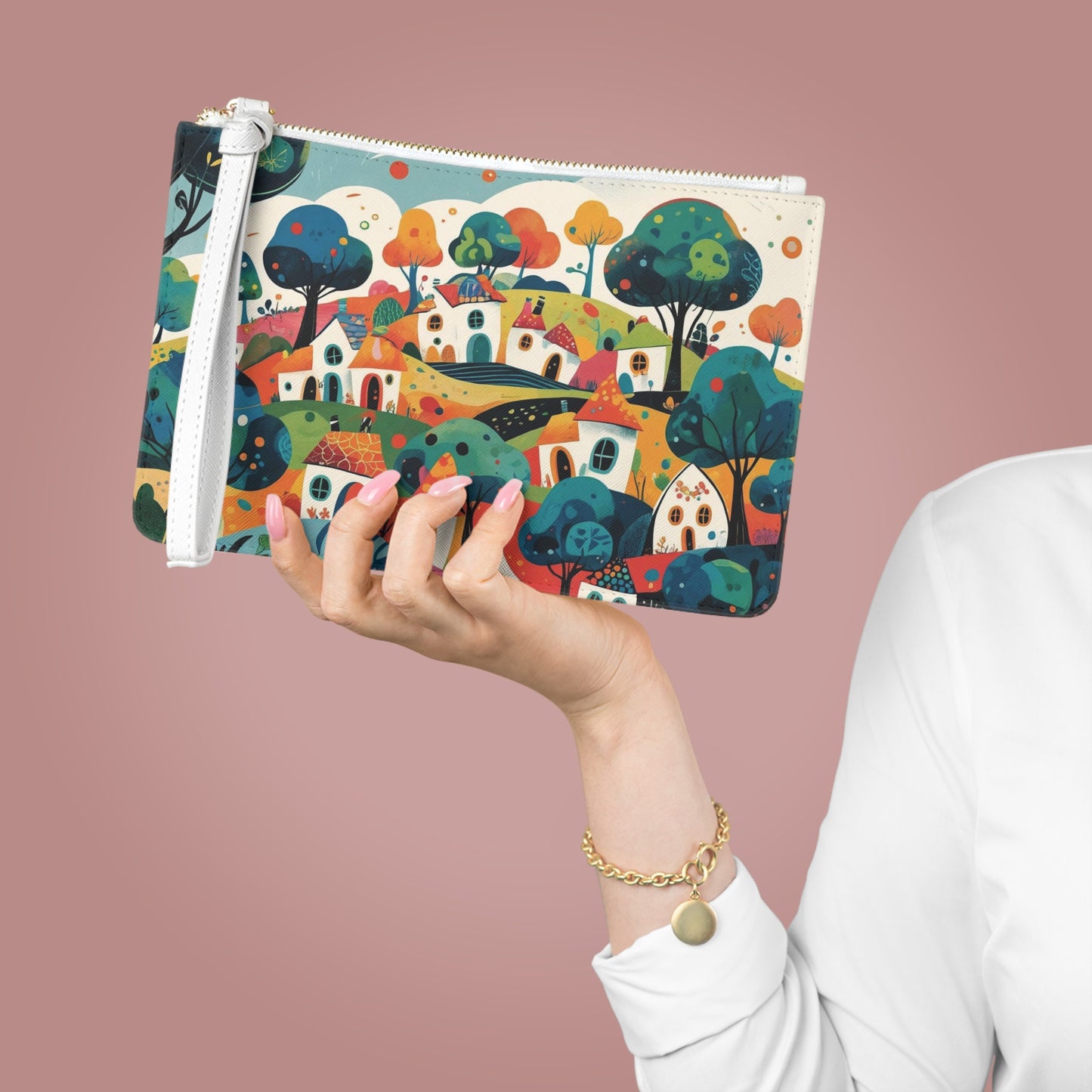 POCHETTE con motivo paesaggio
