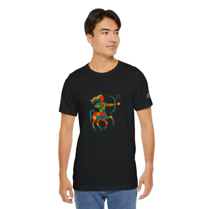 SAGITTARIUS - T-shirt, The Zodiac in Colors
