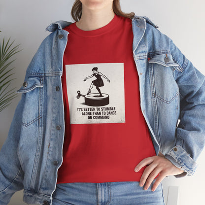 T-shirt Ribelle – Maglietta Unisex in Cotone Pesante per Spiriti Liberi.