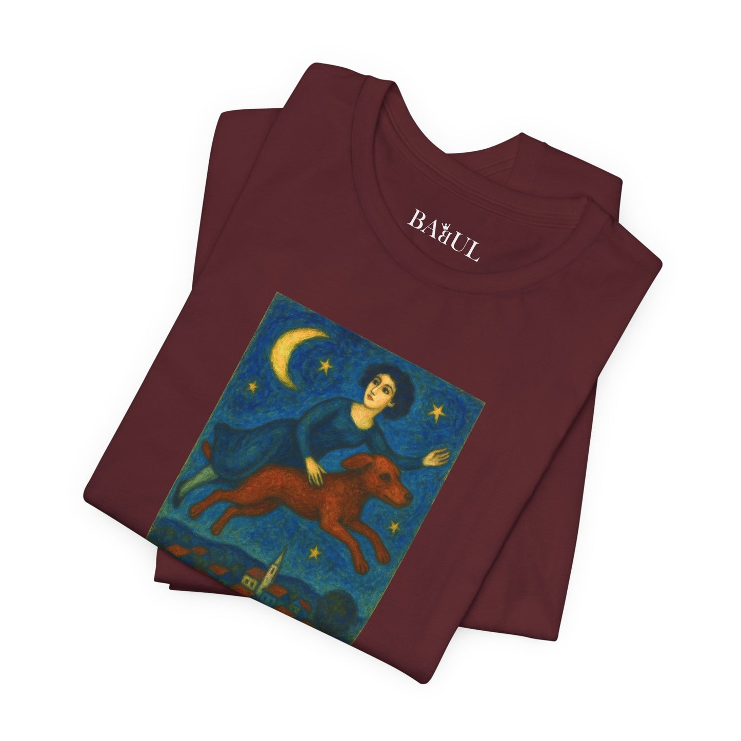 T-Shirt unisex  DOGART - MARC CHAGALL - Un dipinto iconico rivisitato con i cani