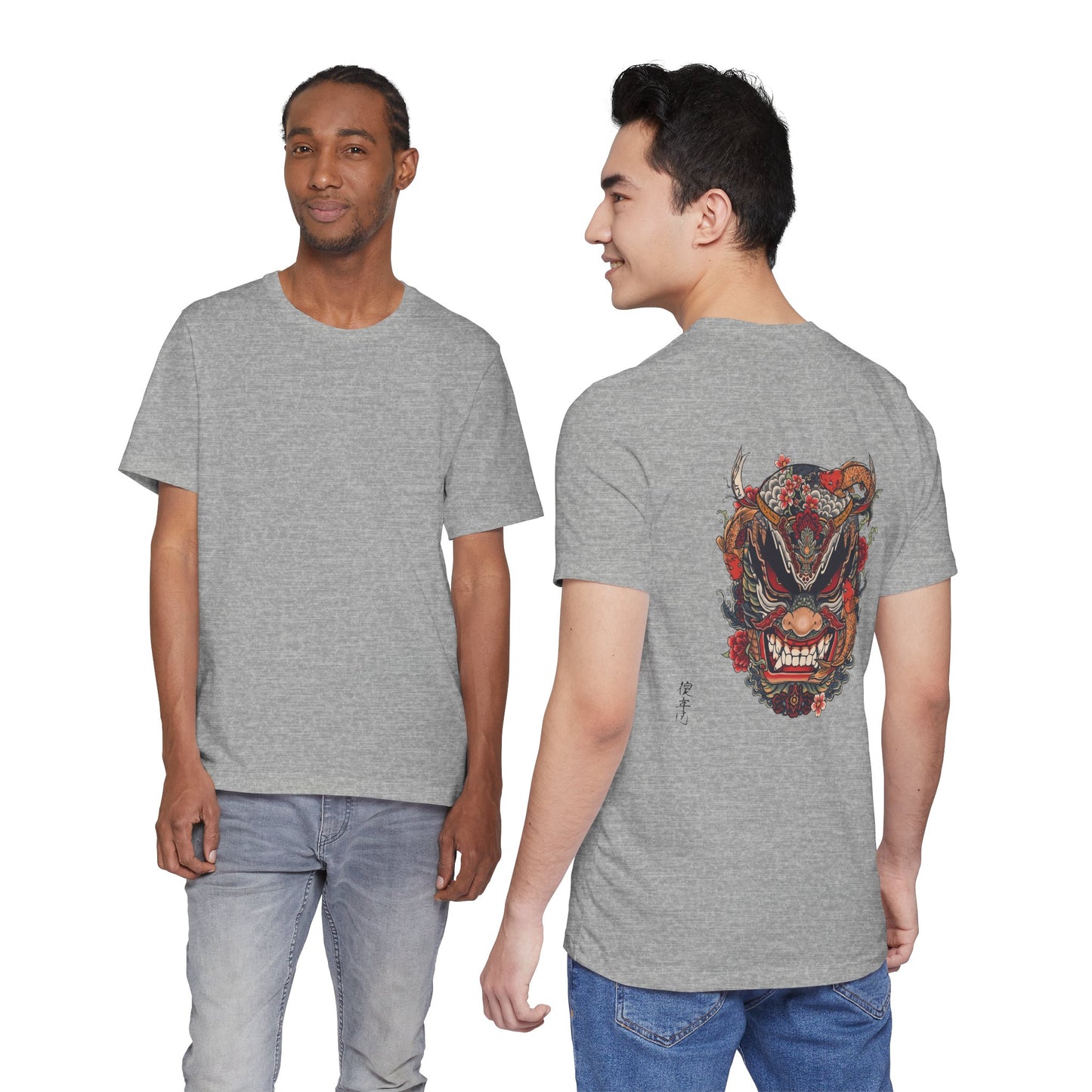 The Bold Oni Mask Streetwear T-Shirt