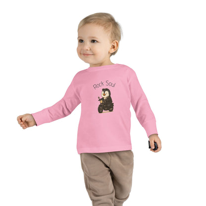 Magliette Rock Soul Kids - Pinguino - Animali dolci con un ritmo ribelle