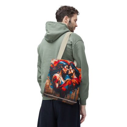 Artistic Surge - Eco-Friendly Canvas Tote Bag - LOVERS