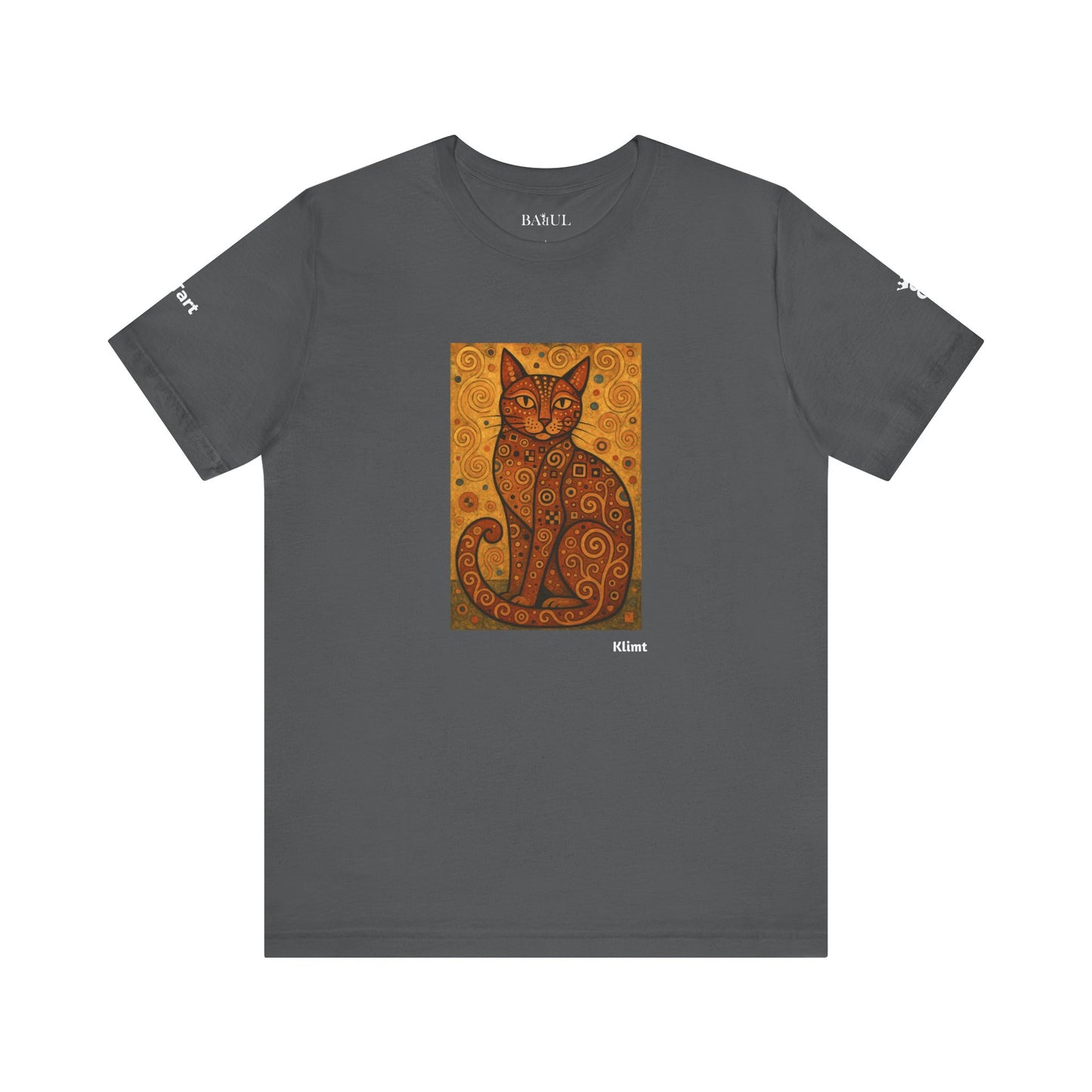 T-shirt unisex CATART - KLIMT - Arte classica, reinterpretata dai gatti.