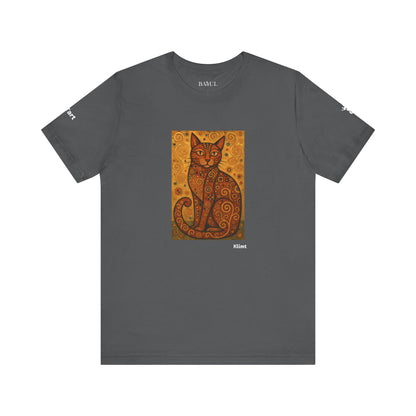 T-shirt unisex CATART - KLIMT - Arte classica, reinterpretata dai gatti.