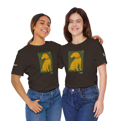 Unisex T-Shirt con cane DOGART  - KLIMT - Dipinto iconico rivisitato con i cani