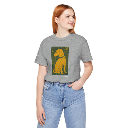Unisex T-Shirt con cane DOGART  - KLIMT - Dipinto iconico rivisitato con i cani