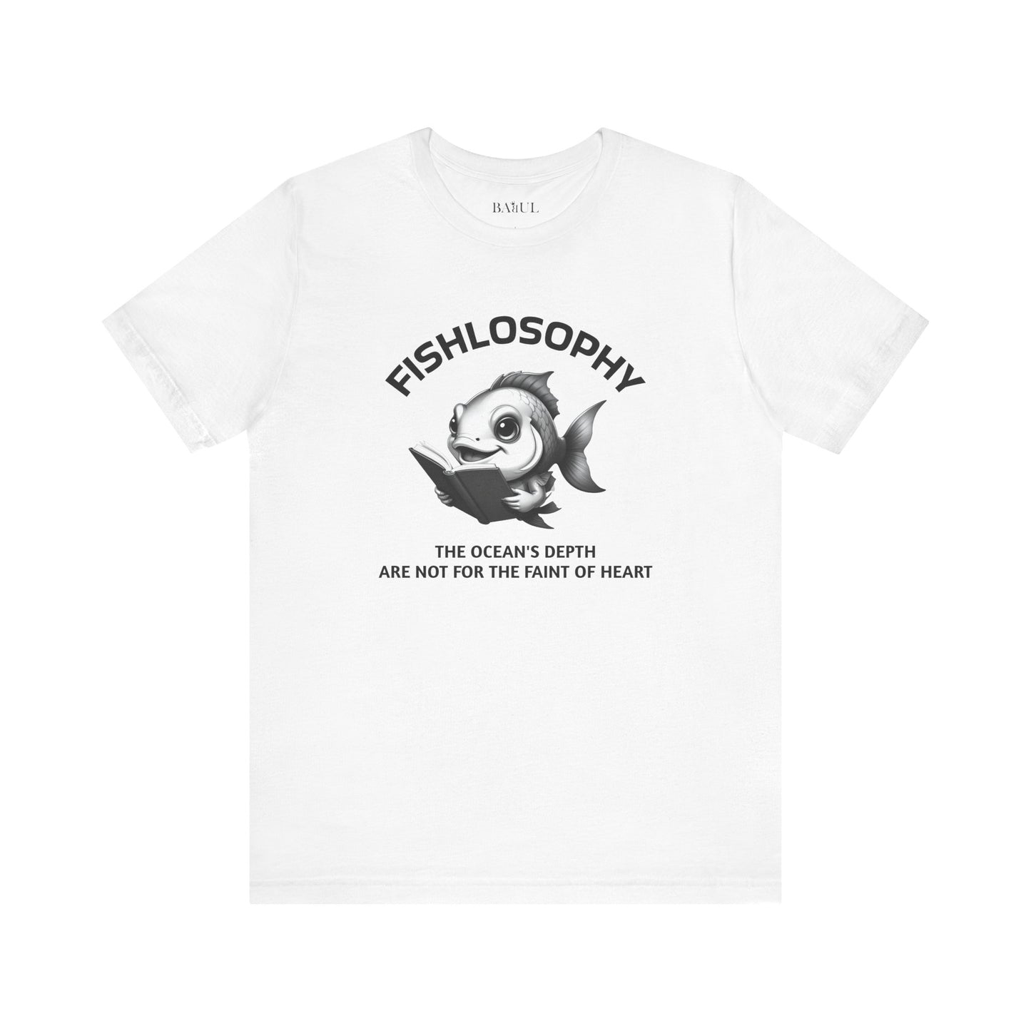 Fishlosophy Unisex Jersey Maglietta a maniche corte – Vedi la vastità anche in piccoli spazi.