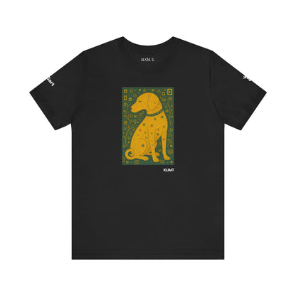 Unisex T-Shirt con cane DOGART  - KLIMT - Dipinto iconico rivisitato con i cani