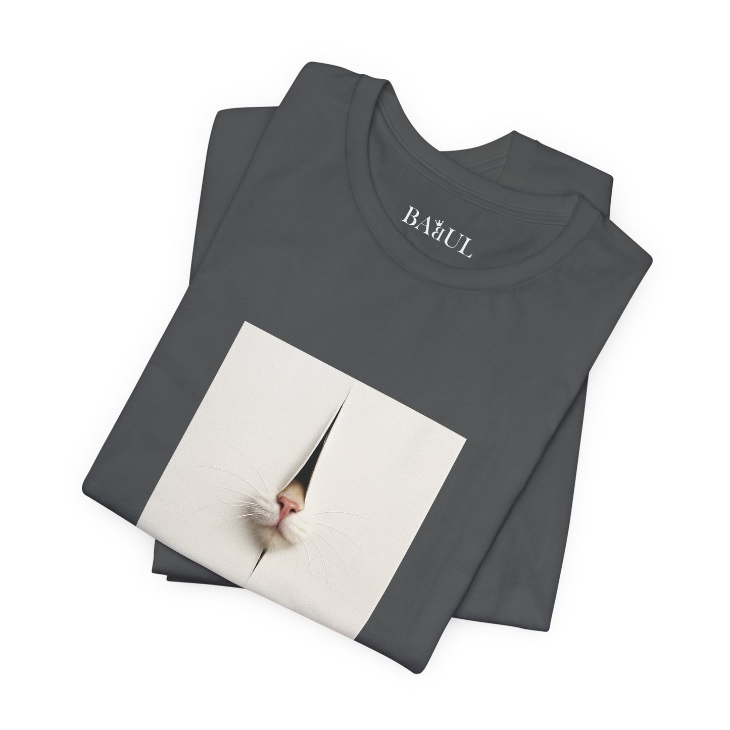 T-shirt unisex CATART - FONTANA - Un dipinto iconico rivisitato con i gatti