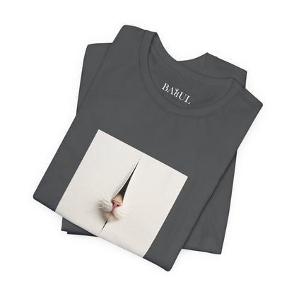 T-shirt unisex CATART - FONTANA - Un dipinto iconico rivisitato con i gatti