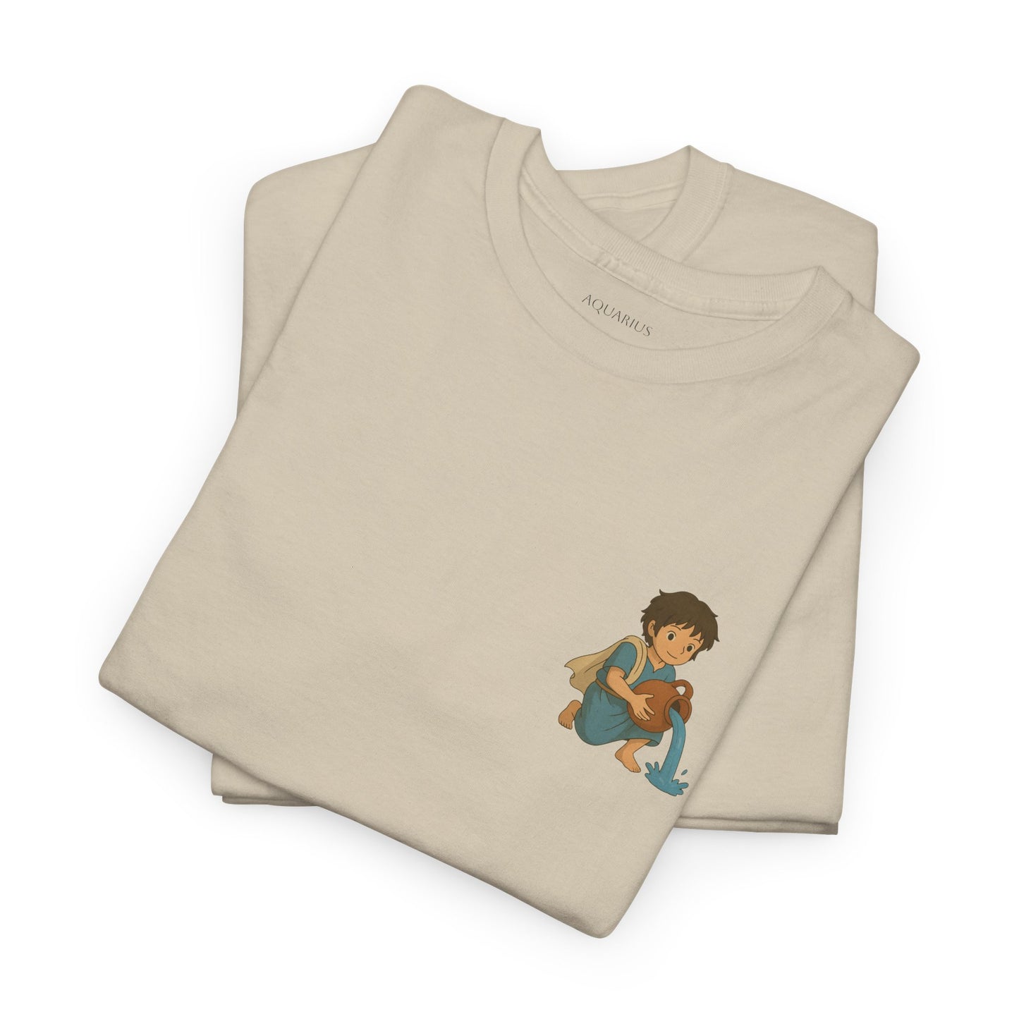 ACQUARIO - T-shirt Zodiacali da sogno: la magia delle stelle in stile Ghibli