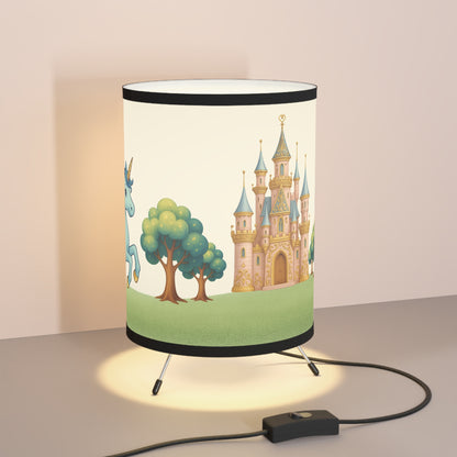LUCI INCANTATE. Mondi da sogno nella tua stanza. Lampada a treppiede rilassante. CASTELLO