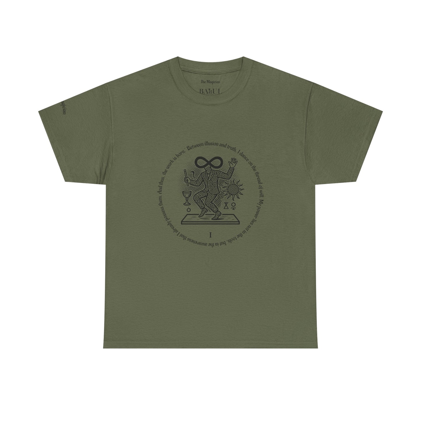 Il Mago - Maglietta ArcanaPop - Dove la magia dei tarocchi incontra la Pop Art 